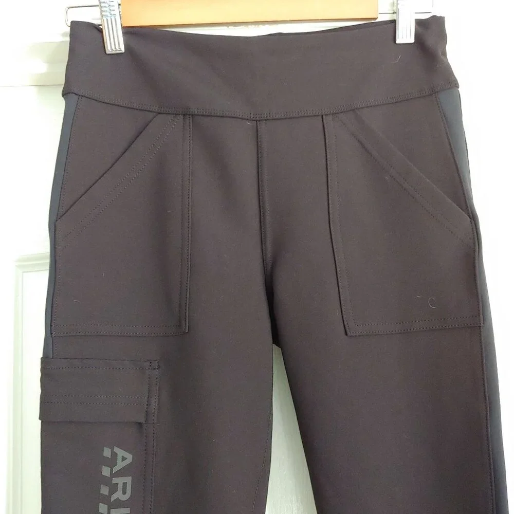 Ariat Rebar Durastretch Utility Leggings Workwear Ranch Pants SP Womens Black - Picture 3 of 10